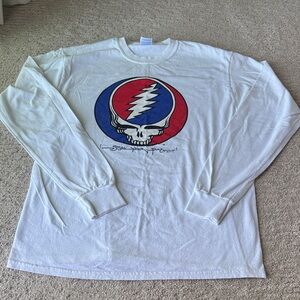 Grateful Dead  Long Sleeve Shirt with steal your face logo size M
